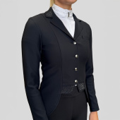 Short Tailcoat MoDarla Softshell Gunmetal Crystals Black Short Tailcoat MoDarla Softshell Gunmetal Crystals Black