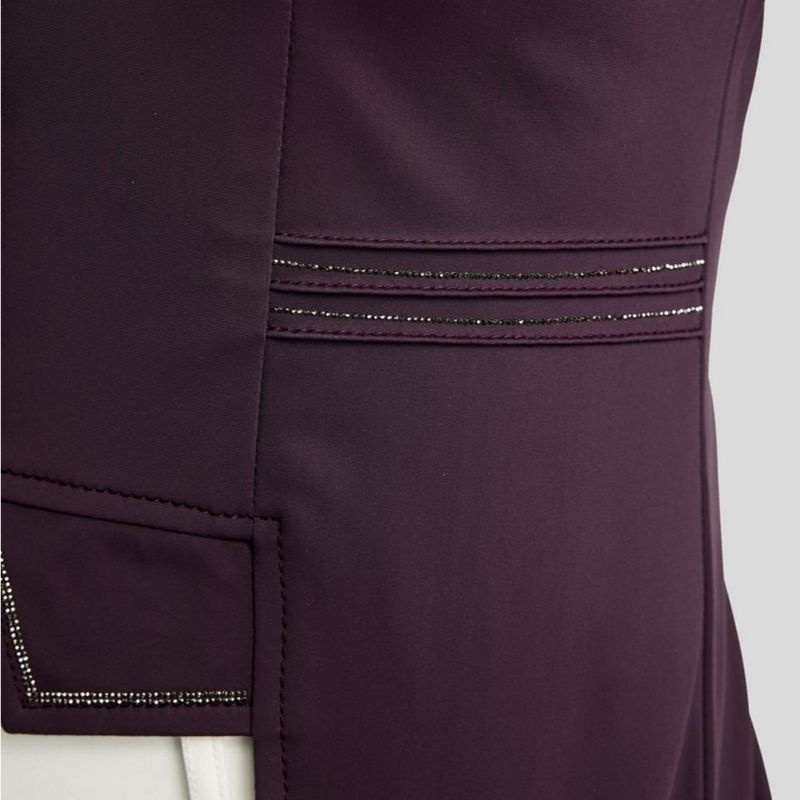 Short tailcoat MoKylie Softshell Gun Metal Crystals Fig