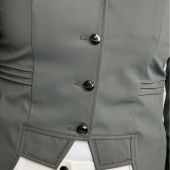 Short tailcoat MoKylie Softshell Gun Metal Crystals Grey Short tailcoat MoKylie Softshell Gun Metal Crystals Grey