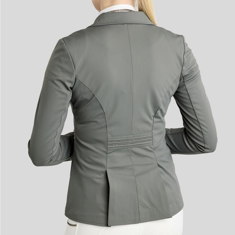 Short tailcoat MoKylie Softshell Gun Metal Crystals Grey