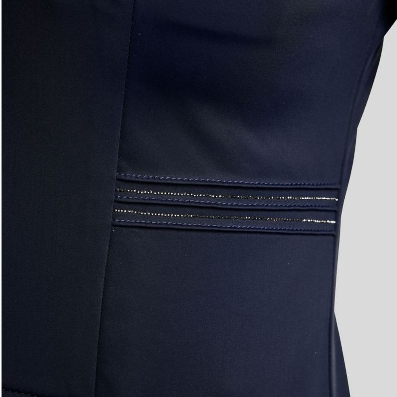 Short tailcoat MoKylie Softshell Gun Metal Crystals Navy Blue