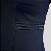 Short tailcoat MoKylie Softshell Gun Metal Crystals Navy Blue Short tailcoat MoKylie Softshell Gun Metal Crystals Navy Blue