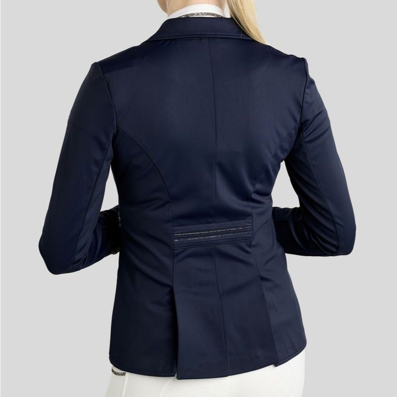 Short tailcoat MoKylie Softshell Gun Metal Crystals Navy Blue