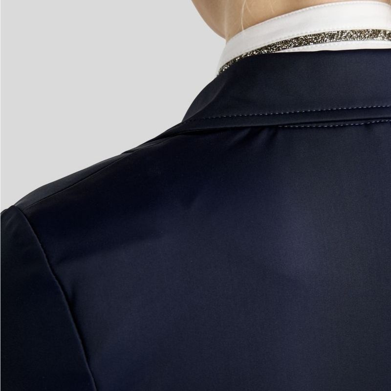 Short tailcoat MoKylie Softshell Gun Metal Crystals Navy Blue