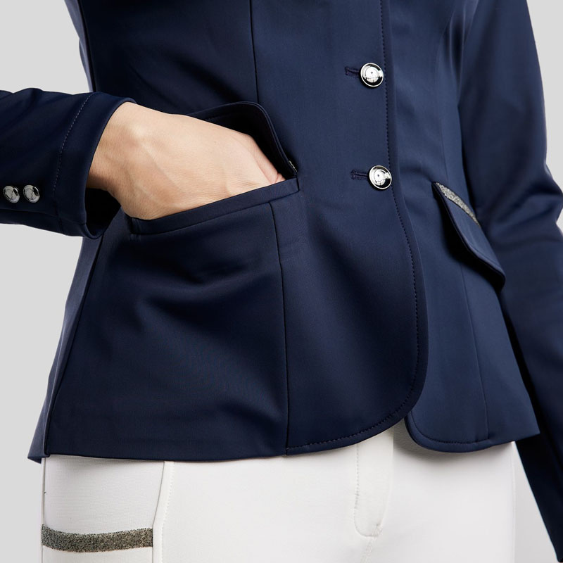 Competition Jacket MoGloria Softshell Caviar Tape Navy Blue
