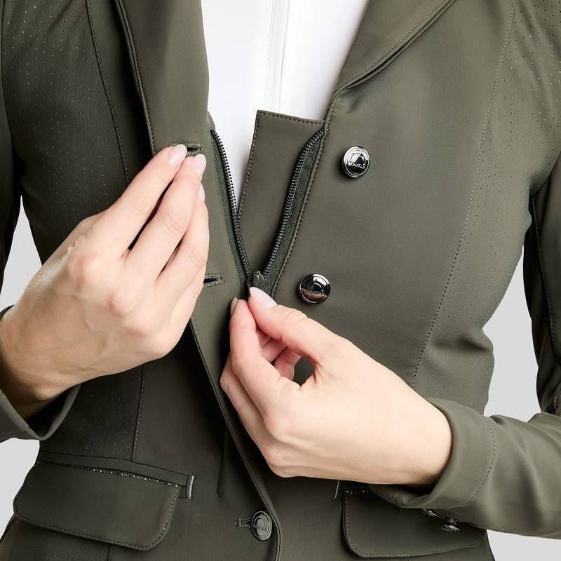 Competition Jacket MoZida Refined Lasercut Forest Green