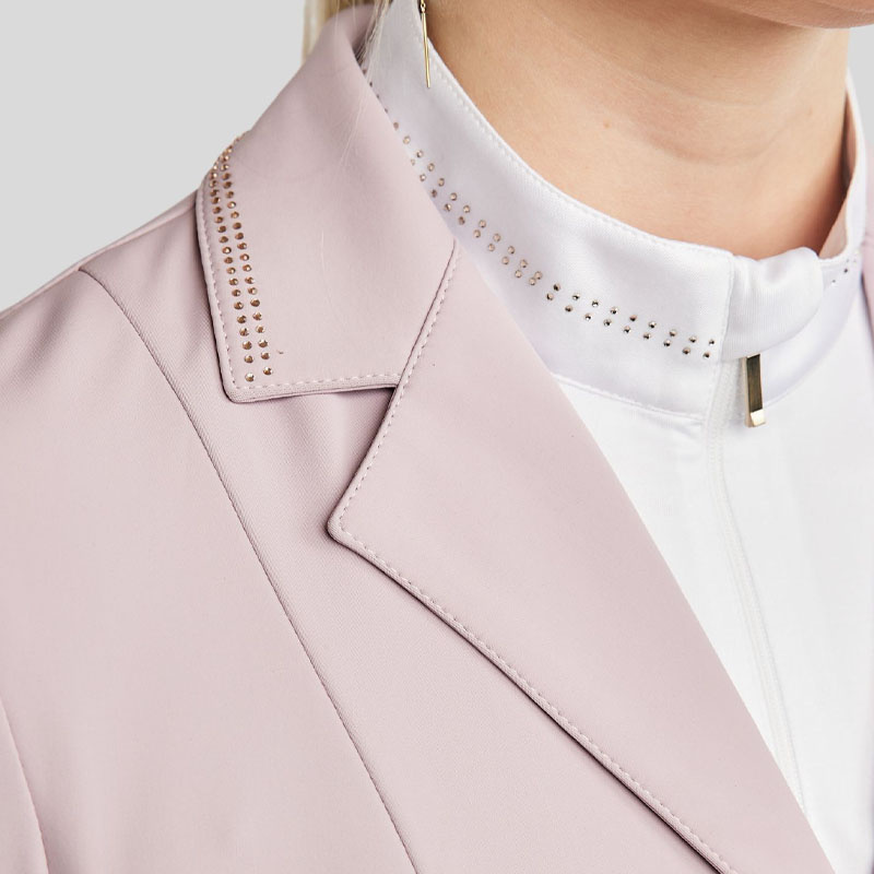 Competition Jacket MoBlair Softshell Champagne Crystals Cheeky Pink
