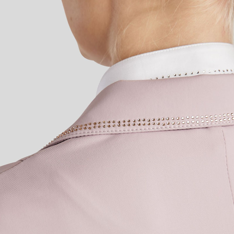 Competition Jacket MoBlair Softshell Champagne Crystals Cheeky Pink