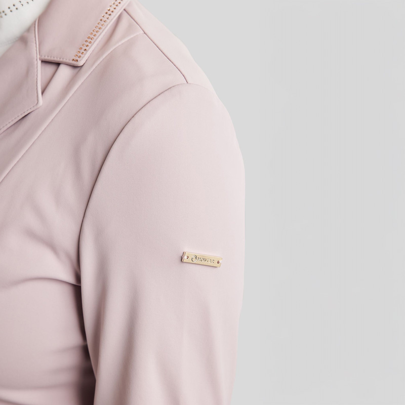 Competition Jacket MoBlair Softshell Champagne Crystals Cheeky Pink