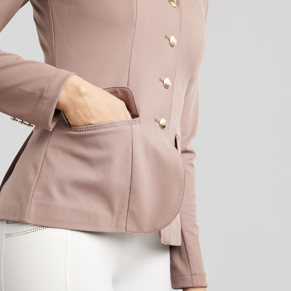 Competition Jacket MoBlair Softshell Champagne Crystals Blush
