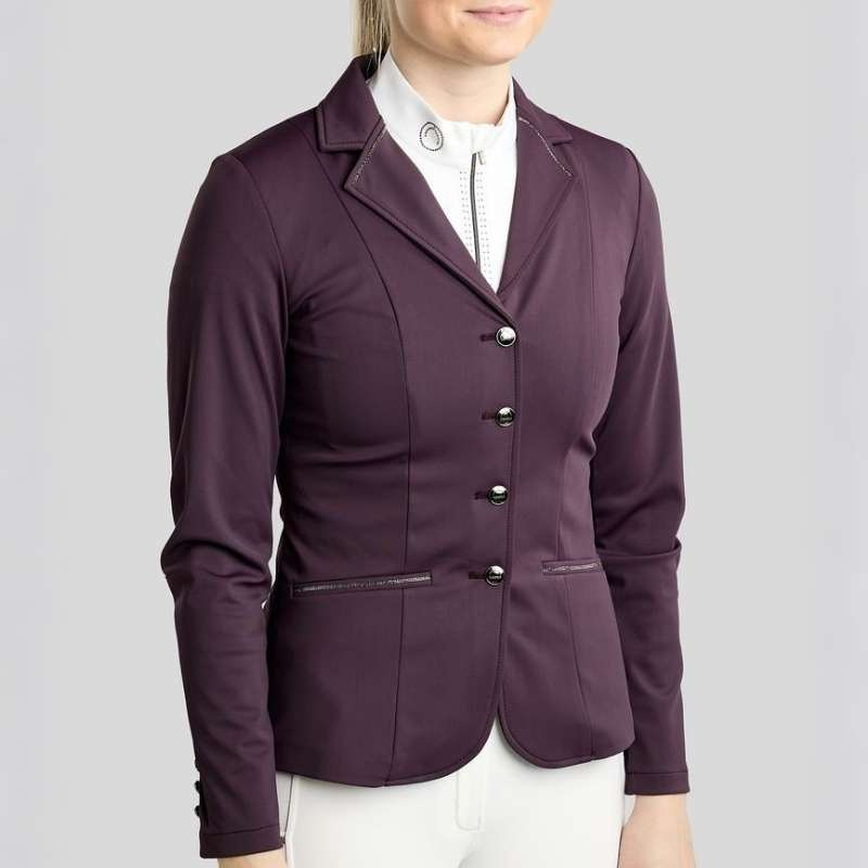 Competition Jacket MoKira Softshell Gun Metal Crystals Fig