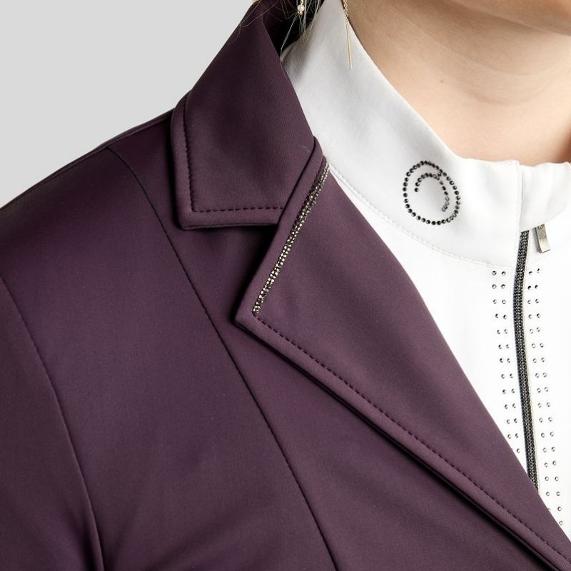 Competition Jacket MoKira Softshell Gun Metal Crystals Fig