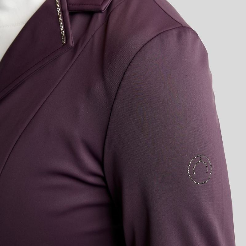 Competition Jacket MoKira Softshell Gun Metal Crystals Fig
