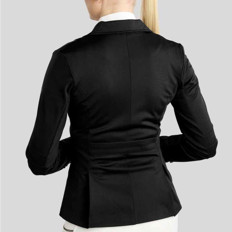 Competition Jacket MoKira Softshell Gun Metal Crystals Black