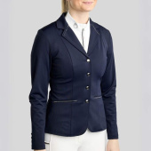 Competition Jacket MoKira Softshell Gun Metal Crystals Navy Blue Competition Jacket MoKira Softshell Gun Metal Crystals Navy Blue