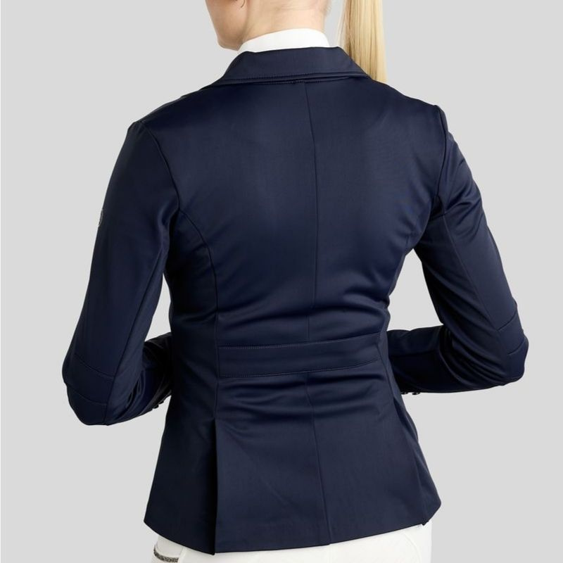 Competition Jacket MoKira Softshell Gun Metal Crystals Navy Blue
