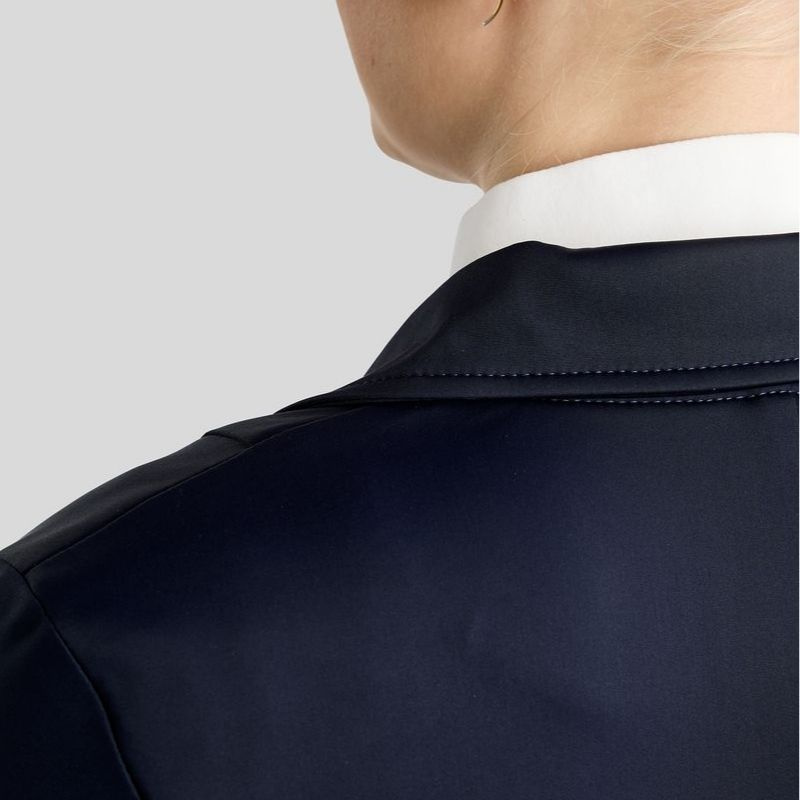 Competition Jacket MoKira Softshell Gun Metal Crystals Navy Blue