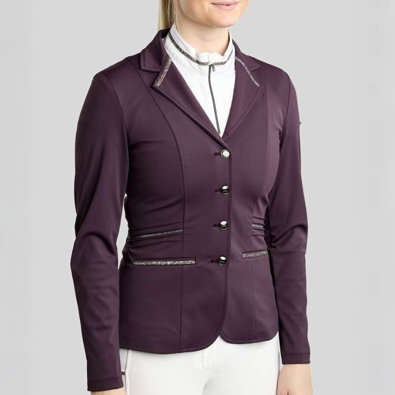 Competition Jacket MoKelly Softshell Gun Metal Crystals Fig