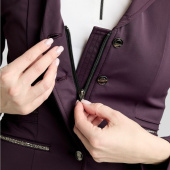 Competition Jacket MoKelly Softshell Gun Metal Crystals Fig Competition Jacket MoKelly Softshell Gun Metal Crystals Fig