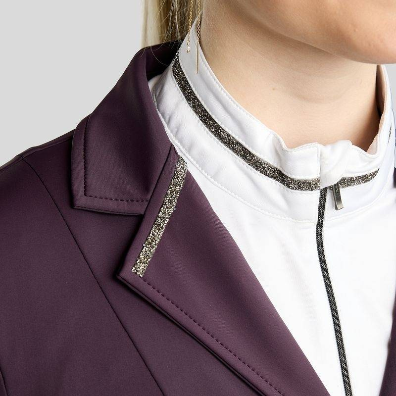 Competition Jacket MoKelly Softshell Gun Metal Crystals Fig