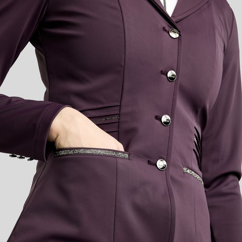 Competition Jacket MoKelly Softshell Gun Metal Crystals Fig