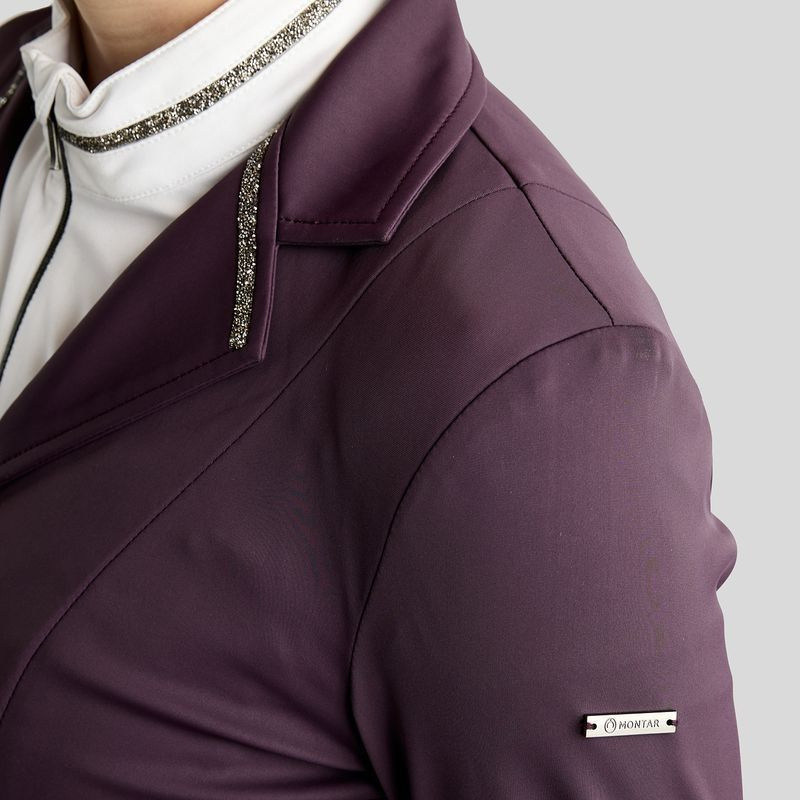 Competition Jacket MoKelly Softshell Gun Metal Crystals Fig