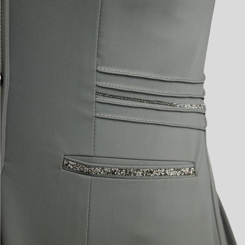 Competition Jacket MoKelly Softshell Gun Metal Crystals Grey