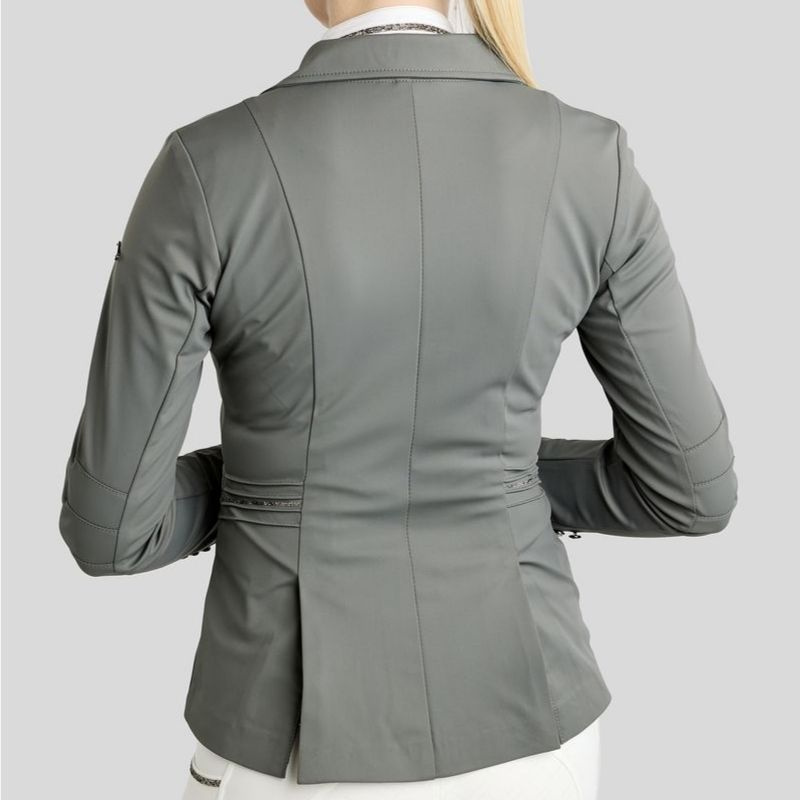 Competition Jacket MoKelly Softshell Gun Metal Crystals Grey