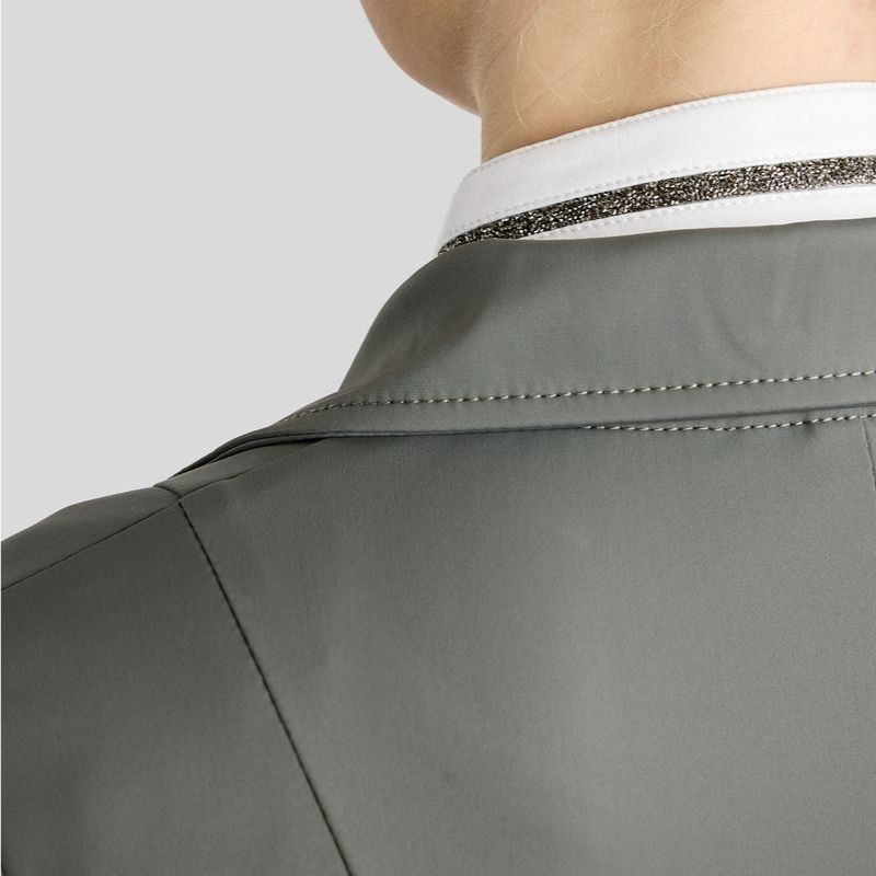 Competition Jacket MoKelly Softshell Gun Metal Crystals Grey
