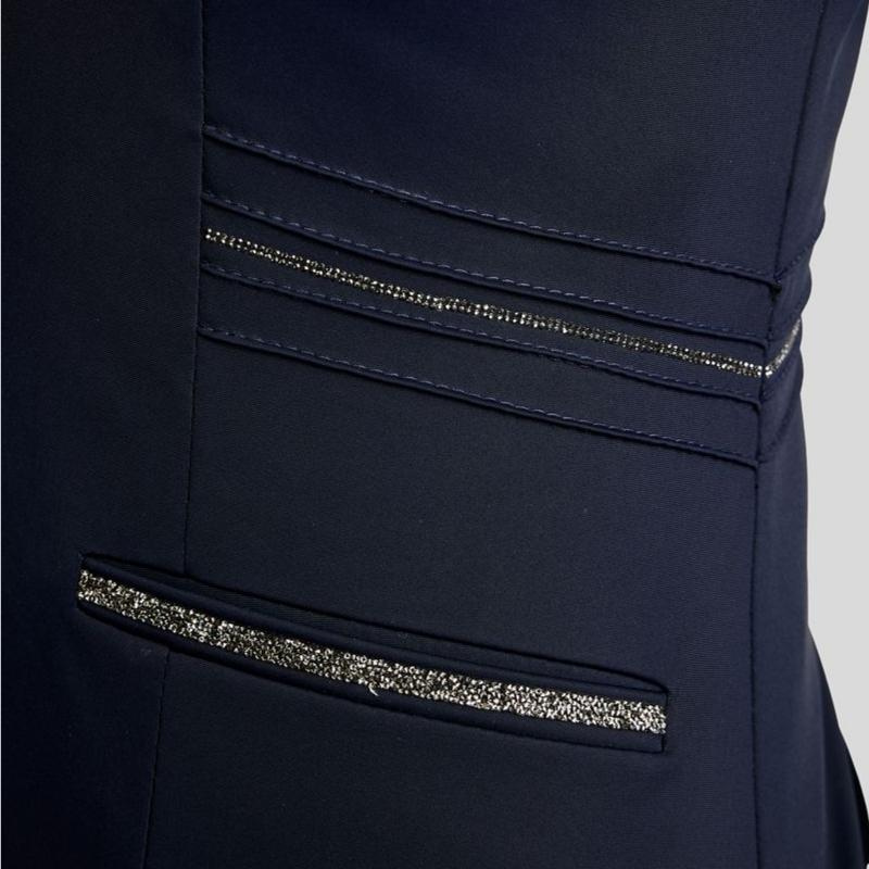 Competition Jacket MoKelly Softshell Gun Metal Crystals Navy Blue