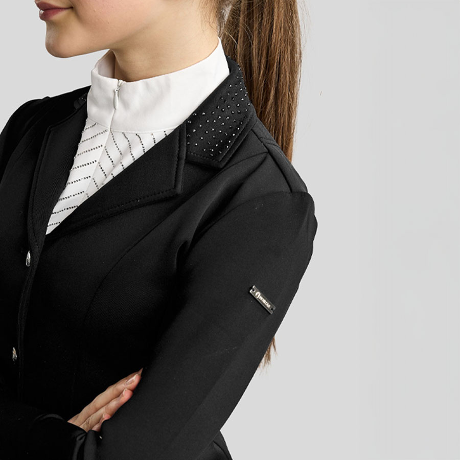 Competition Jacket Kids/Junior Crystals Black