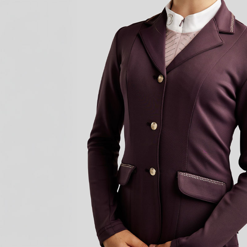 Competition Jacket Kids/Junior MoBlair Champagne Crystals Fig