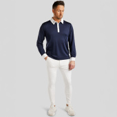 Men's Competition Shirt MoWill Long Sleeve Navy Blue Men's Competition Shirt MoWill Long Sleeve Navy Blue
