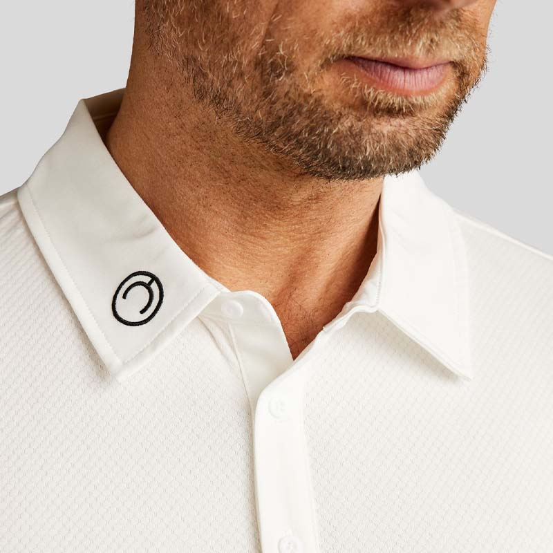 Men's Competition Shirt MoWill Short Sleeve White