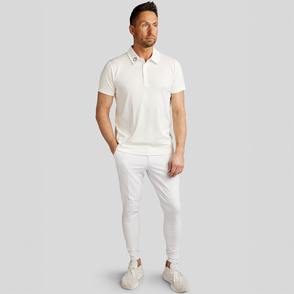Men's Competition Shirt MoWill Short Sleeve White