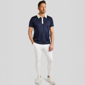 Men's Competition Shirt MoWill Short Sleeve Navy Blue Men's Competition Shirt MoWill Short Sleeve Navy Blue