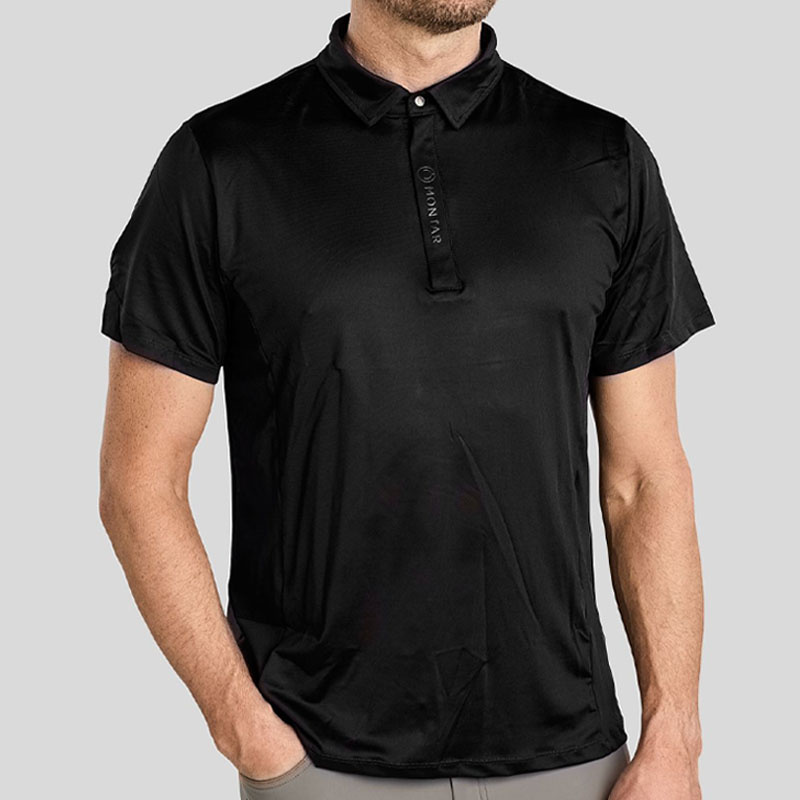 Men's Polo Shirt Clubwear Black