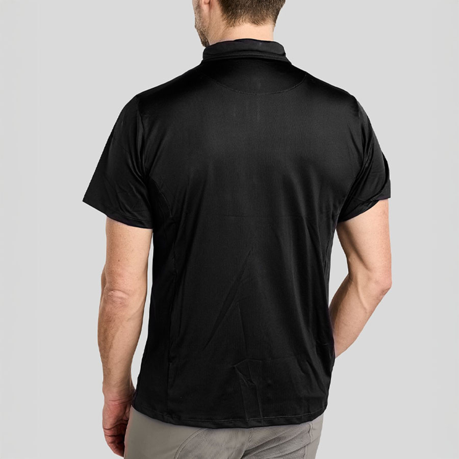 Men's Polo Shirt Clubwear Black