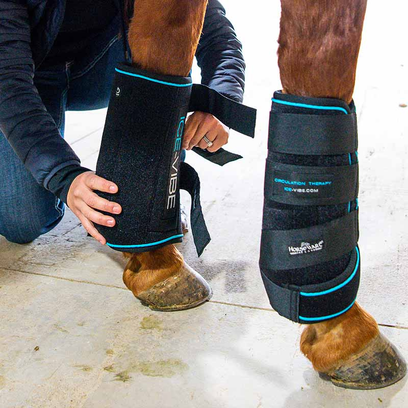 Cooling Boots Ice-Vibe LED Black/Blue