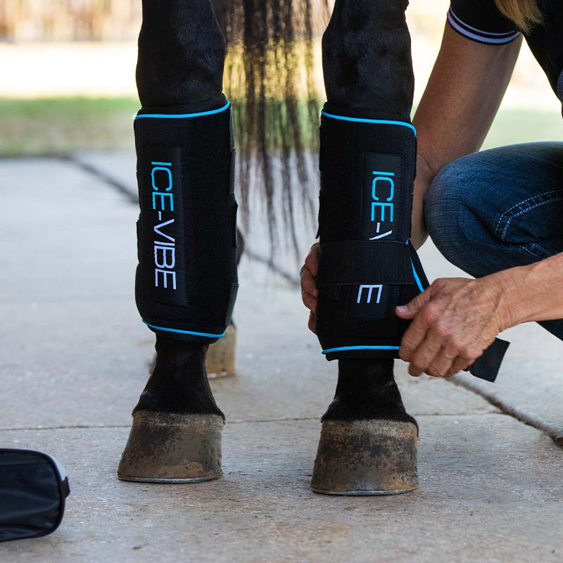 Cooling Boots Ice-Vibe LED Black/Blue