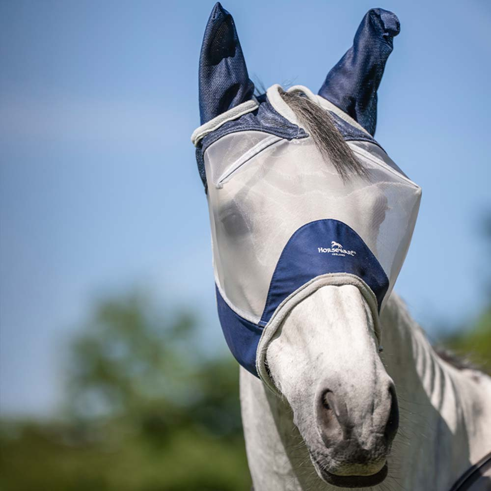 Fly Veil Shield Navy/Silver