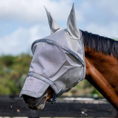 Rambo Plus Fly Mask Grey Rambo Plus Fly Mask Grey