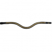 V-shaped Browband Brass Clasps DC Black