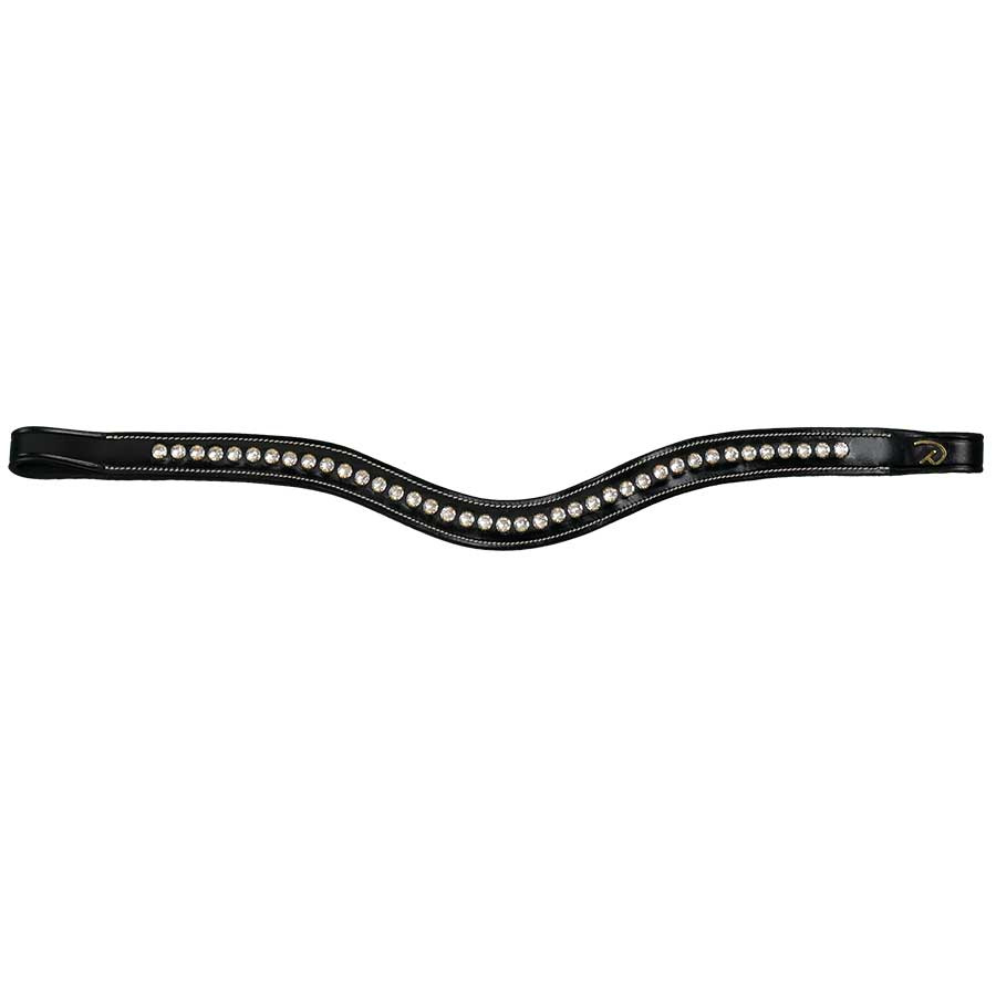 V-shaped Browband Swarovski DC Black
