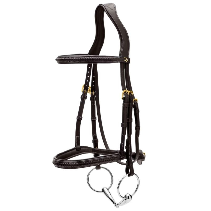 Bridle without Flash Plaited Dyon Collection Black