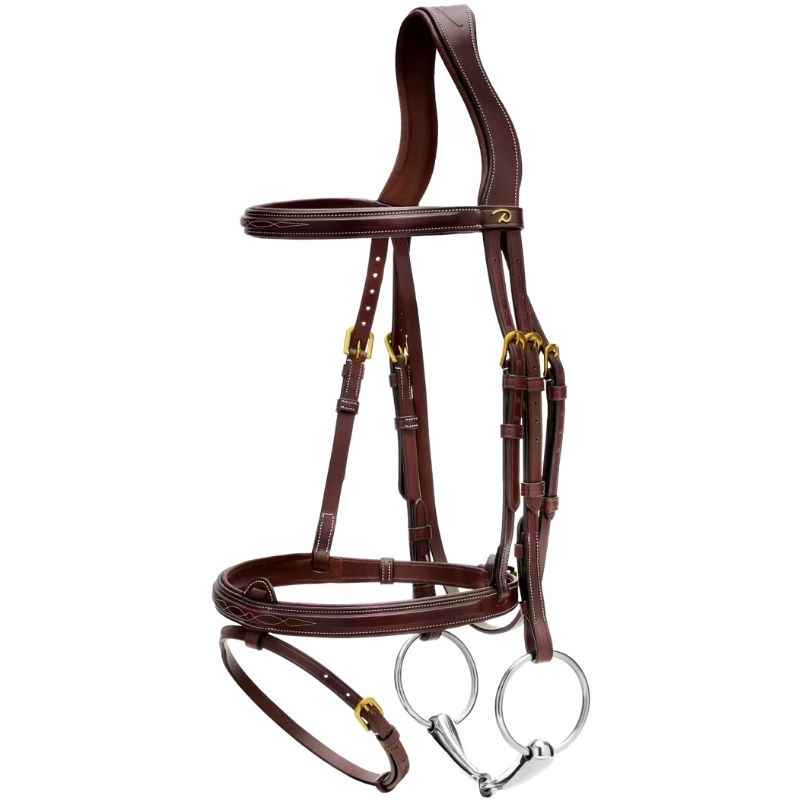 Raised Combination Bridle DC Brown