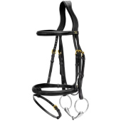 Raised Combination Bridle DC Black Raised Combination Bridle DC Black