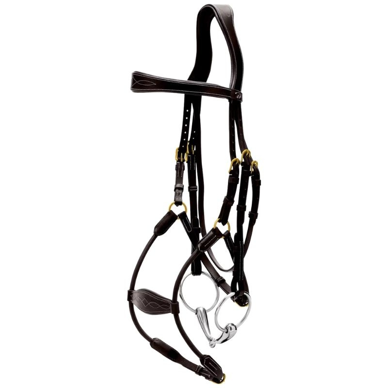 Bridle Elastic Hybrid Dyon Collection Black