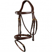Anatomical Combination Bridle DC Brown