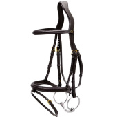 Flash Noseband Bridle Plaited Dyon Collection Black Flash Noseband Bridle Plaited Dyon Collection Black